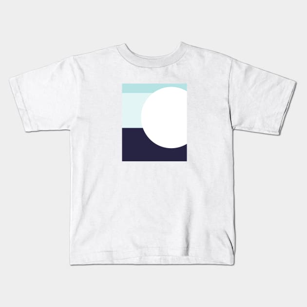 A white ball Kids T-Shirt by pepques